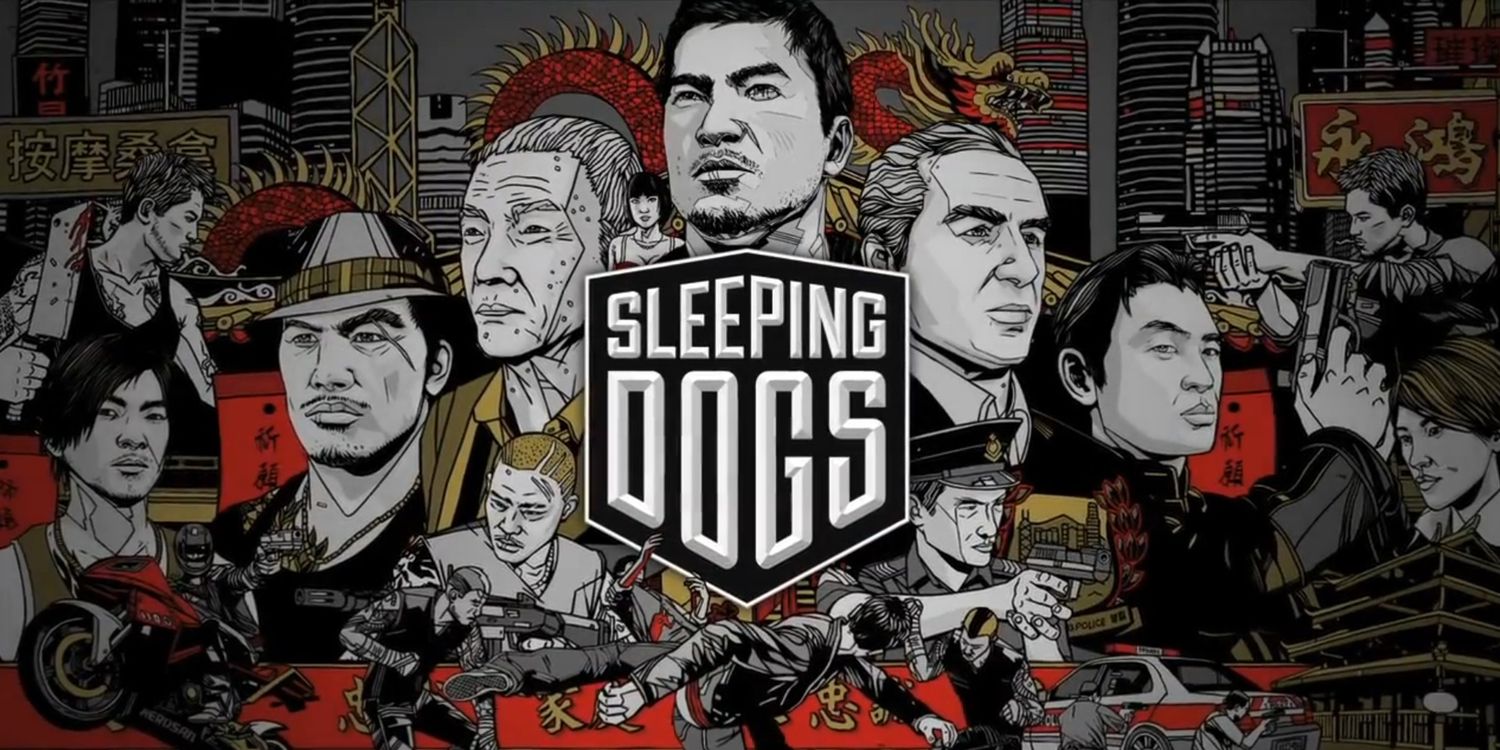 A promo image featuring the characters from Sleeping Dogs 