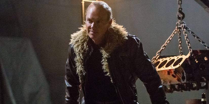 Vulture hangs out in his lair in Spider-Man: Homecoming