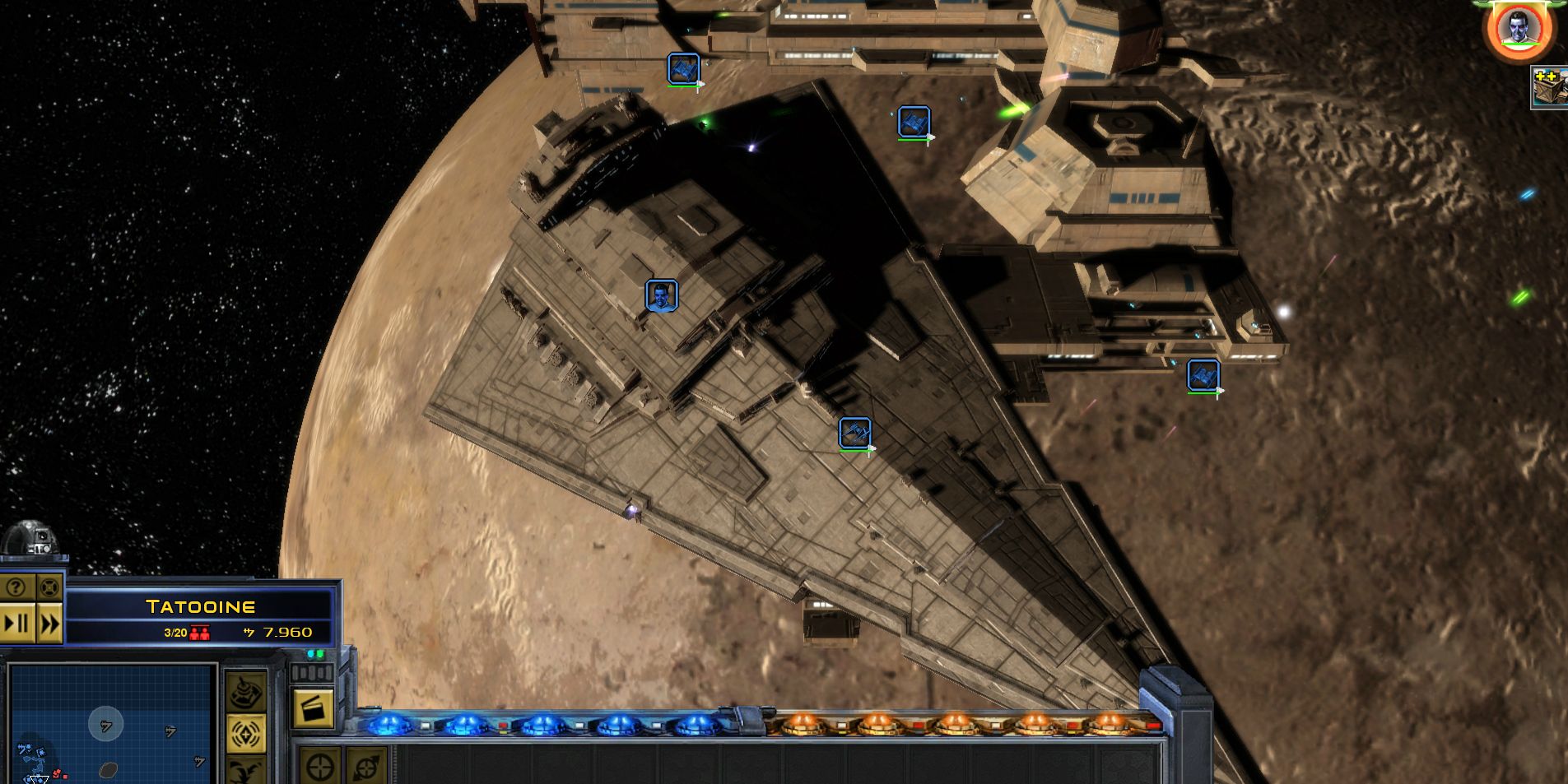 Screen shot of Star Wars Empire at War