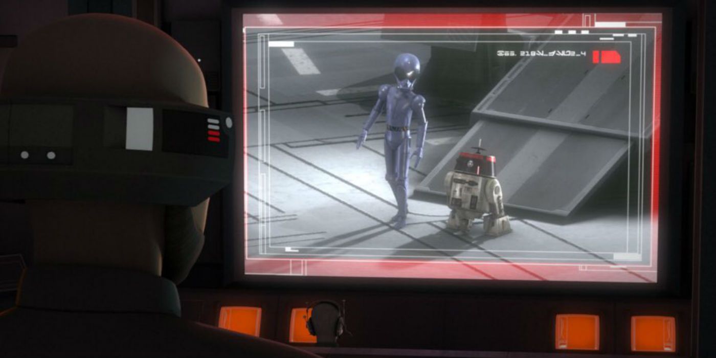 Scene from Star Wars Rebels Season 3 &quot;Double Agent Droid&quot;