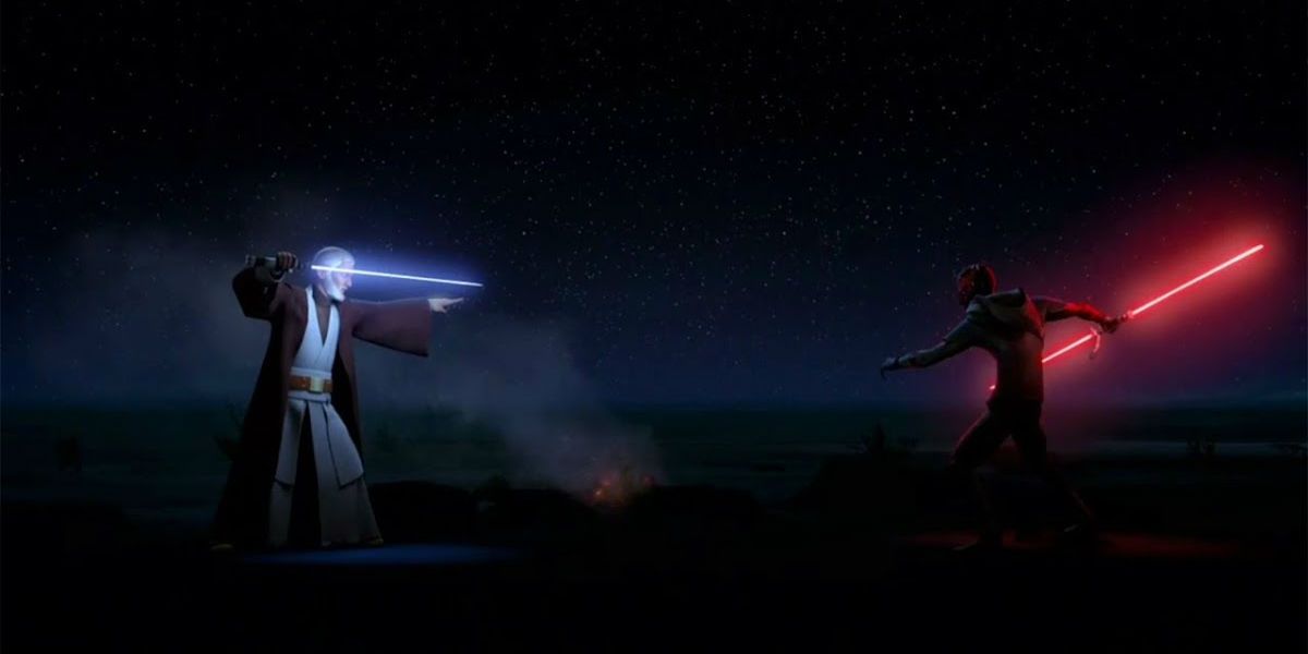Star Wars Rebels Season 3 Maul vs Kenobi