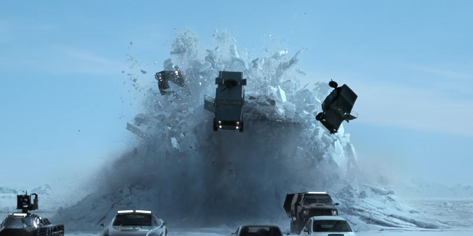 Submarine Bursts Thorugh Ice in Fate of the Furious
