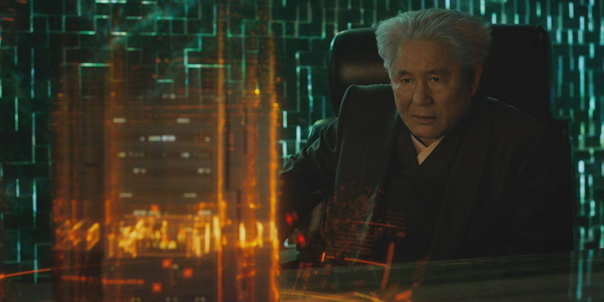 Takeshi Kitano in Ghost in the Shell