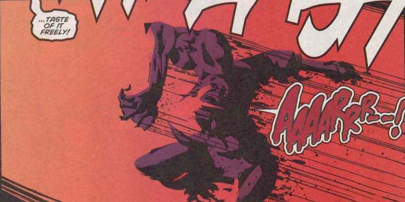 Thanos burns Hulk in X-Man Annual 3 1998