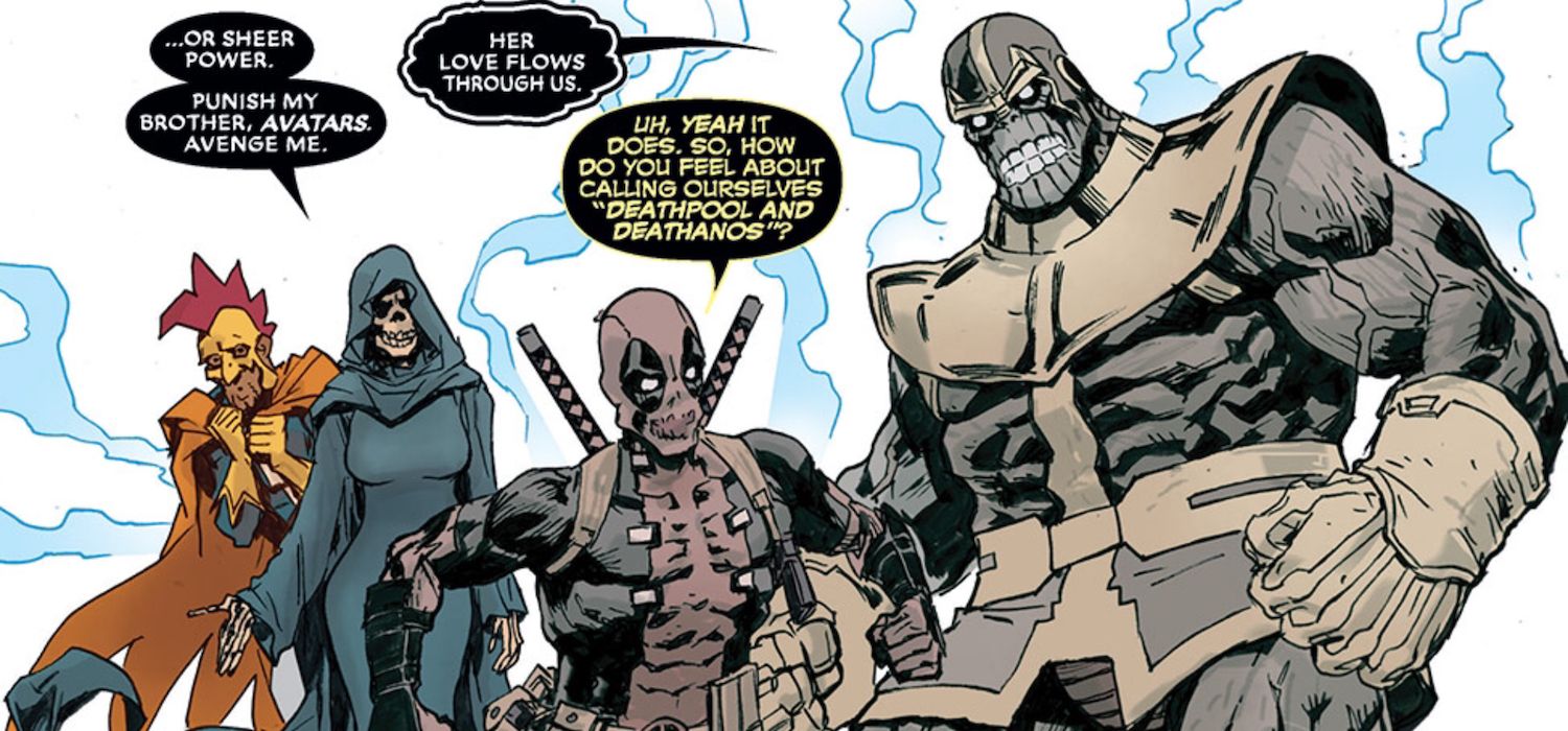 Thanos and Deadpool