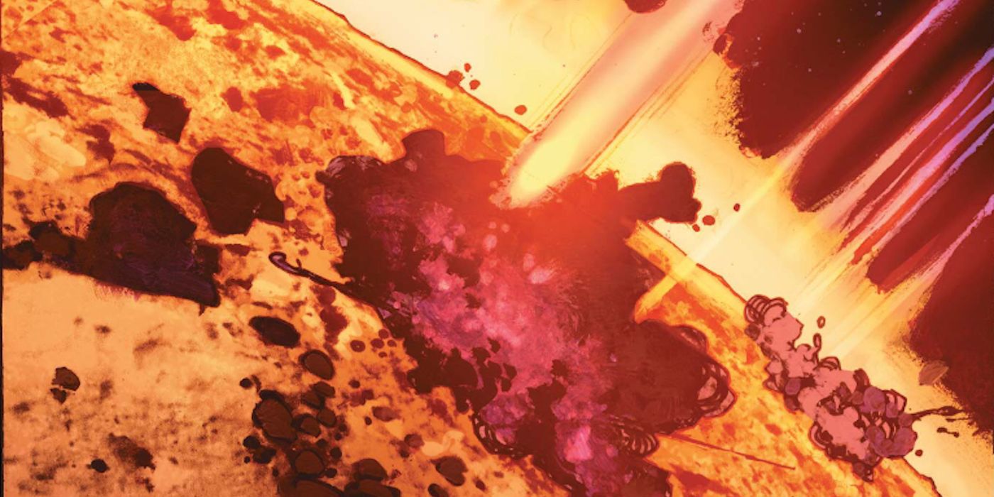 Thanos destroys Titan