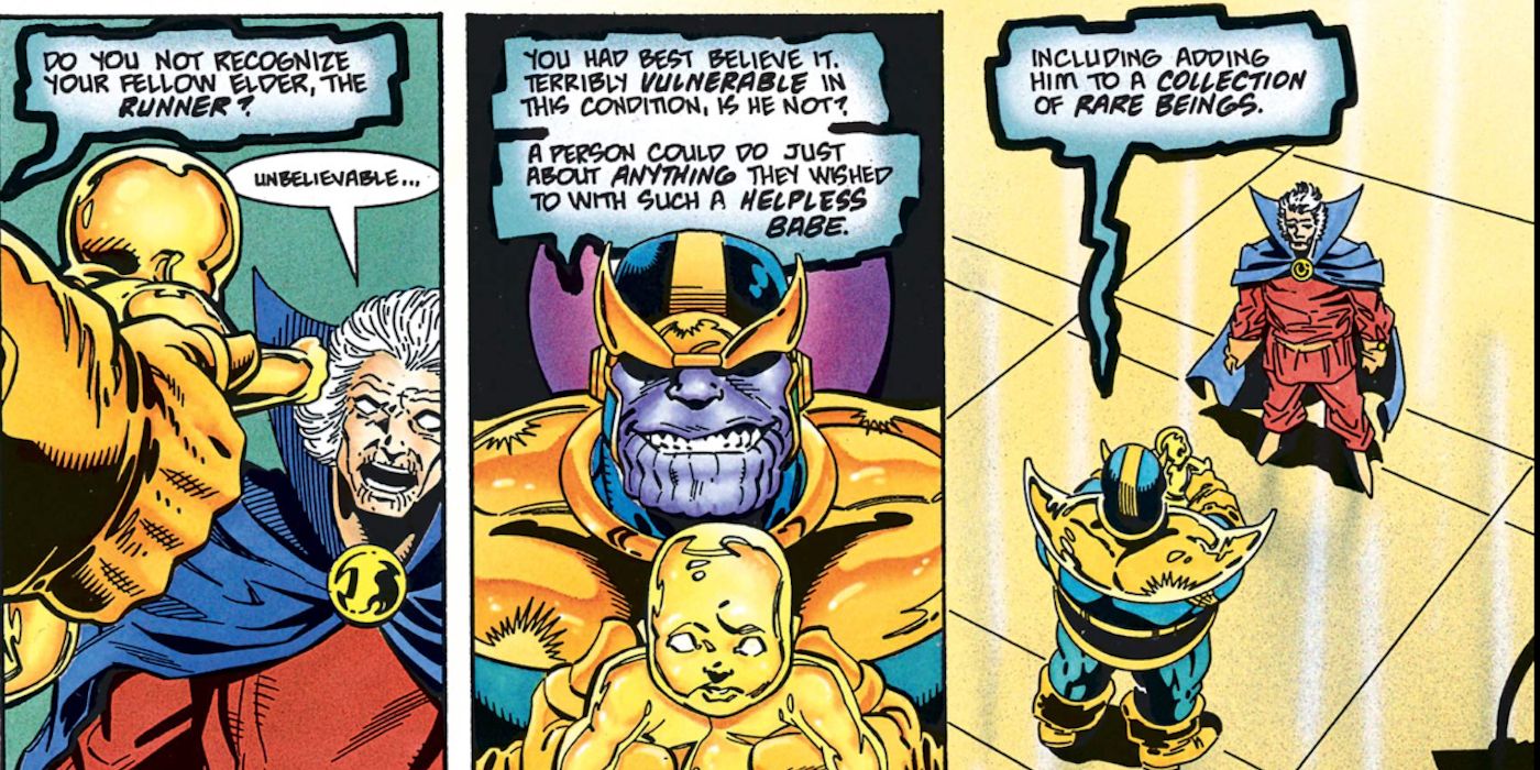Thanos the Runner and the Collector in Thanos Quest
