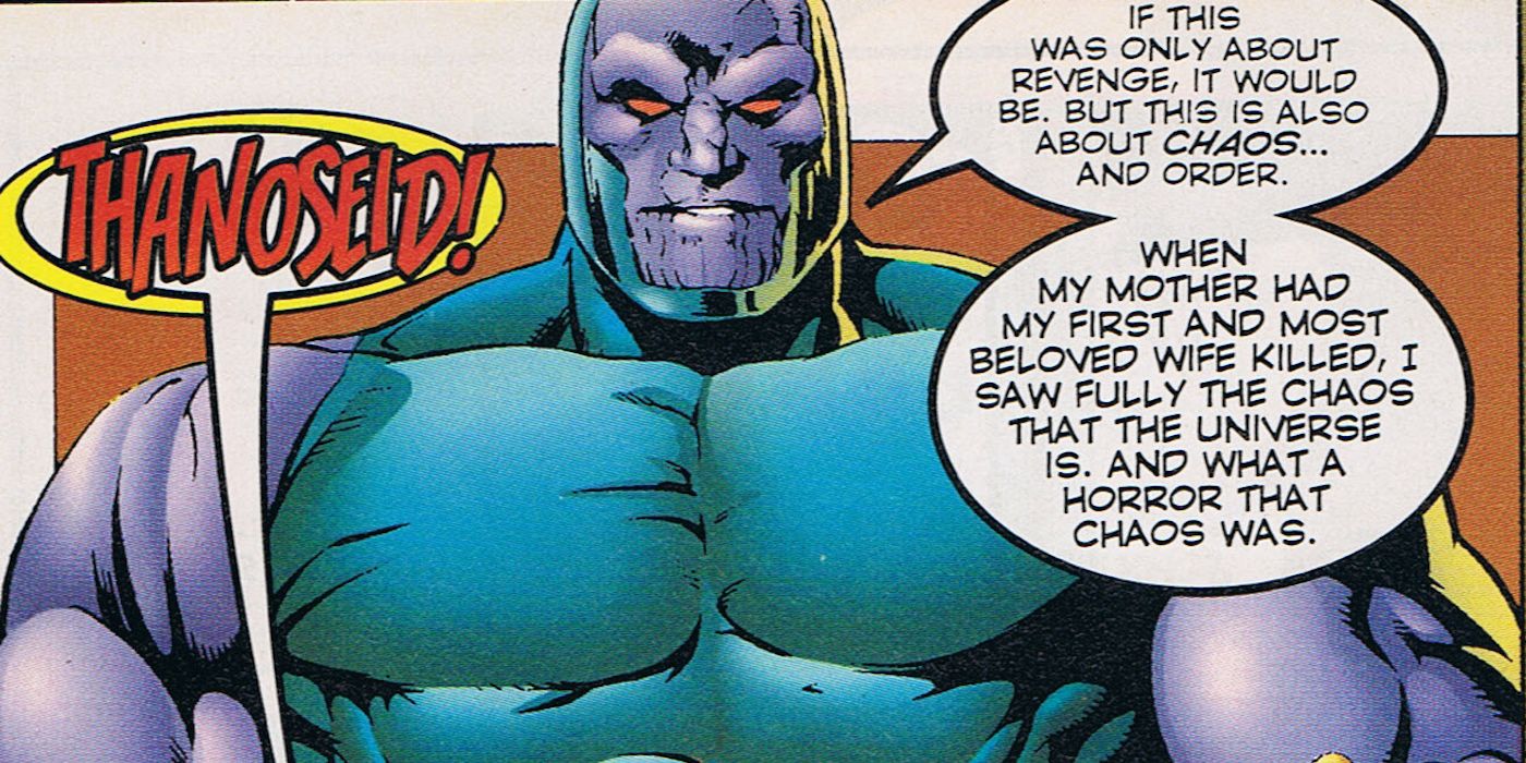 Thanoseid appears in Amalgam Comics.