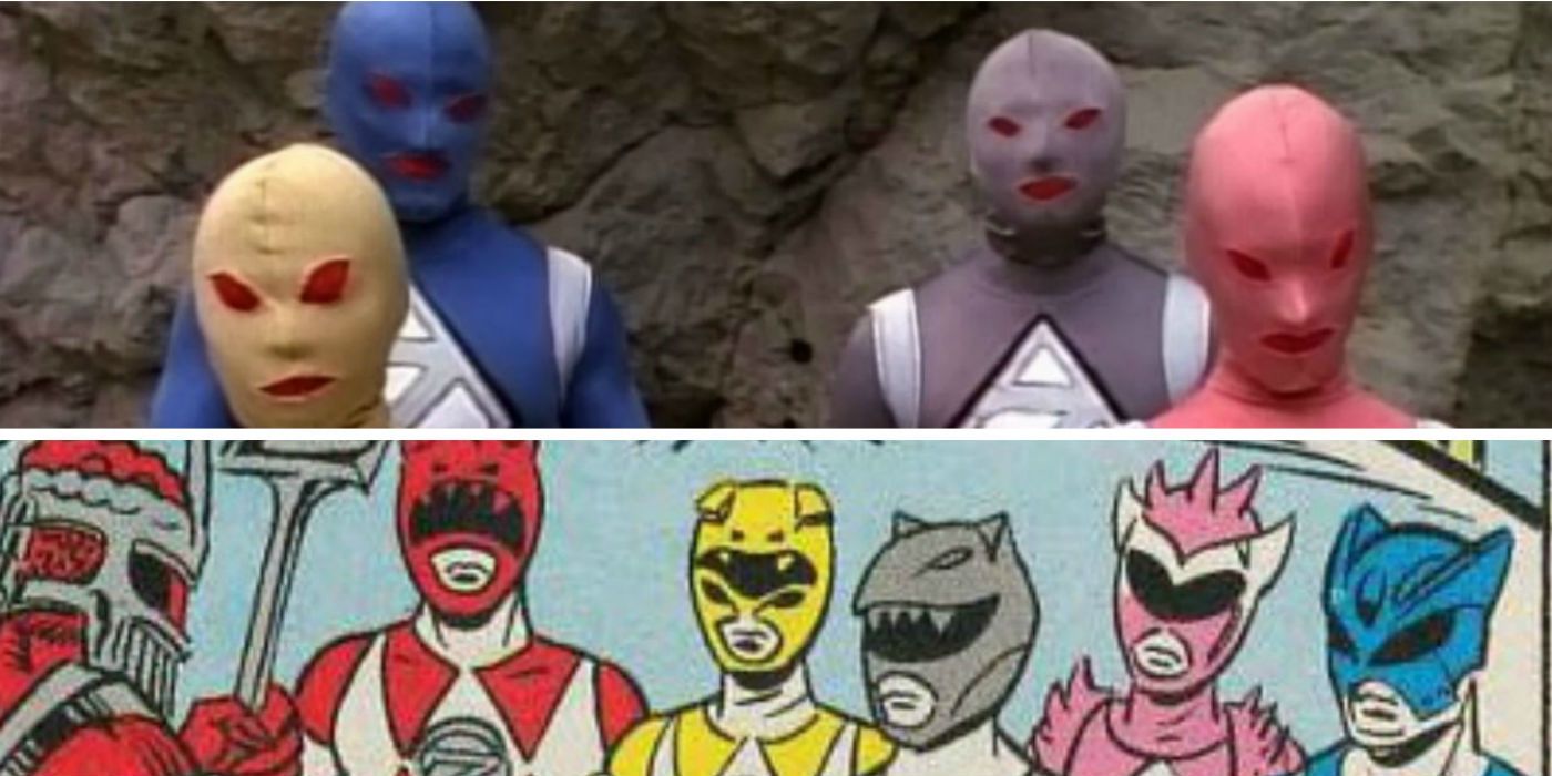 The Dark Rangers show and comic book versions, Power Rangers