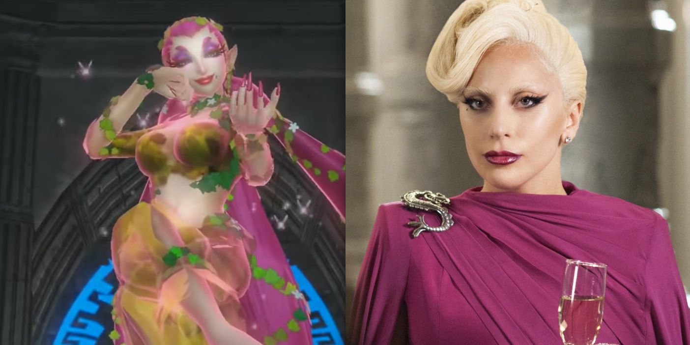 The Great Fairy in The Legend of Zelda and Lady Gaga in American Horror Story