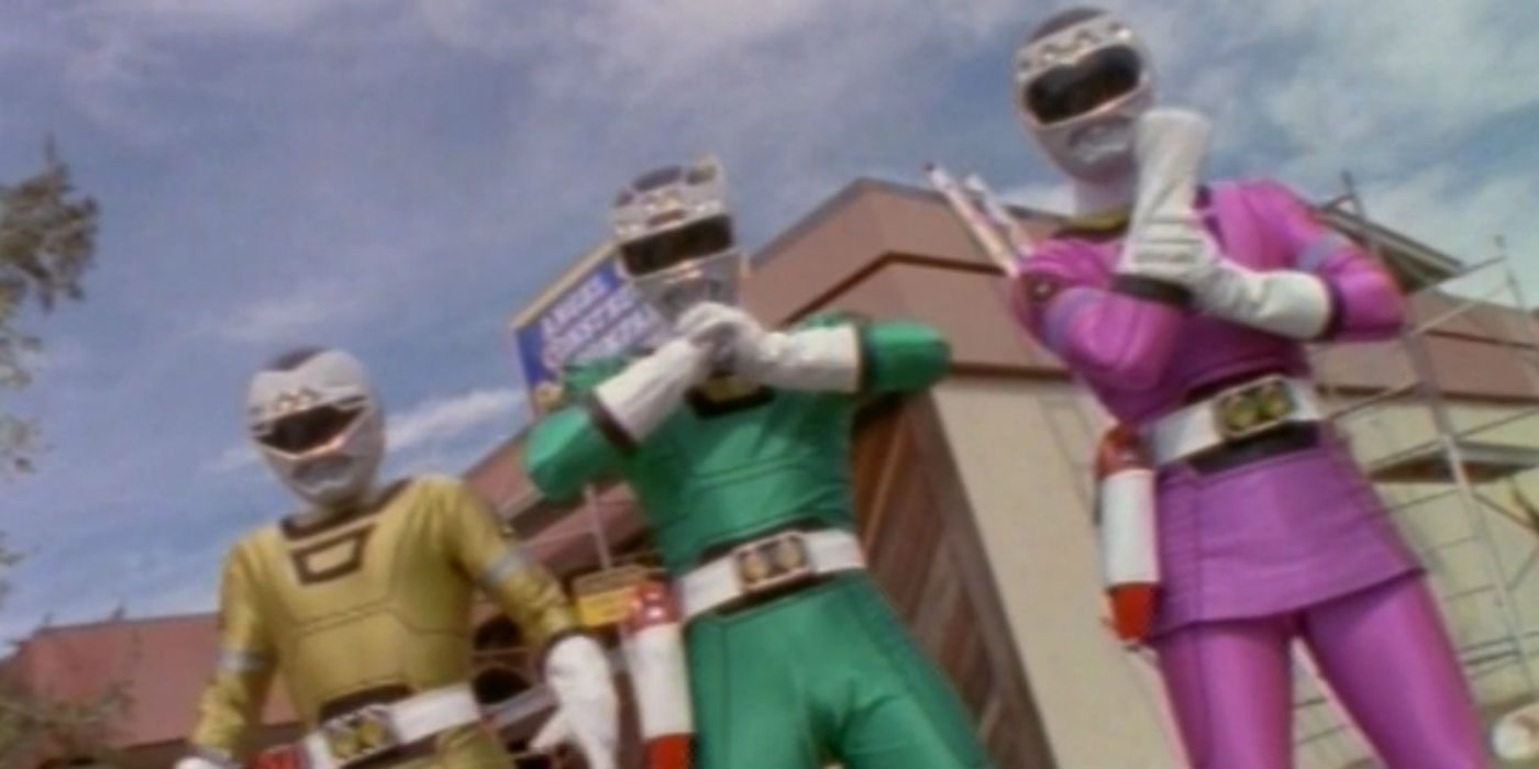 The Shadow Rangers from Power Rangers Turbo
