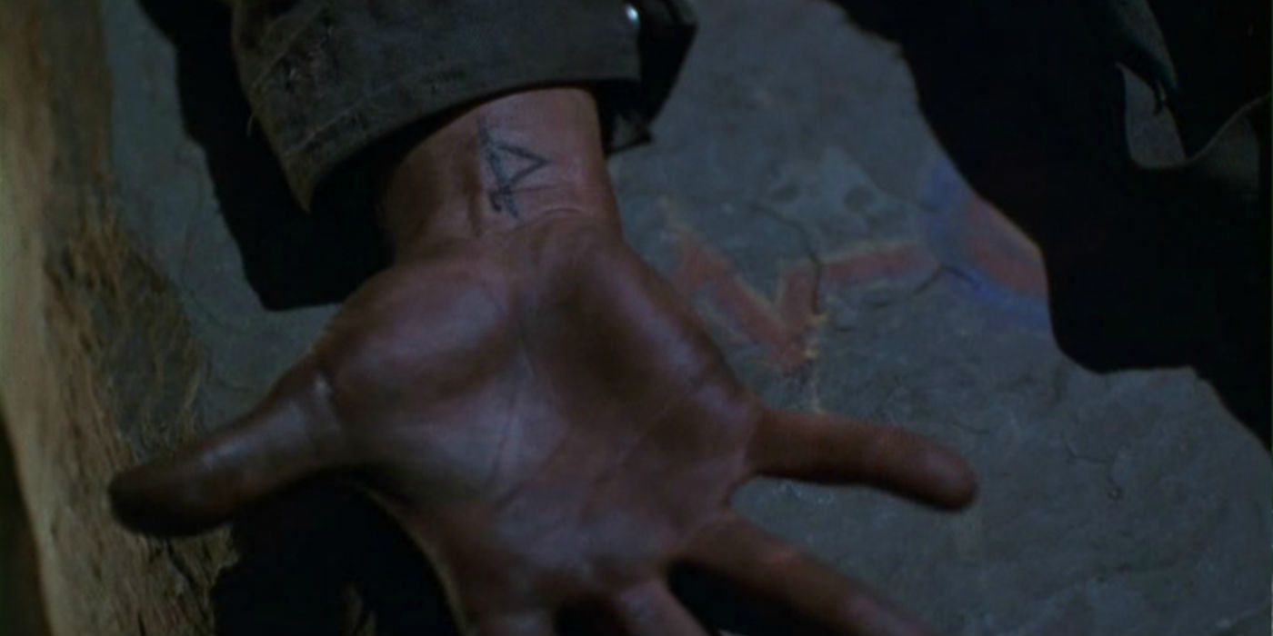 The Thorn Tattoo on Michaels wrist in Halloween 5