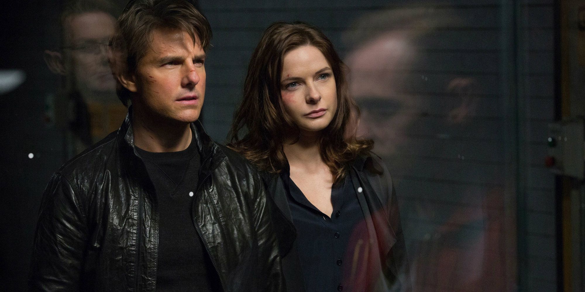 Tom Cruise and Rebecca Ferguson in Mission: Impossible - Rogue Nation