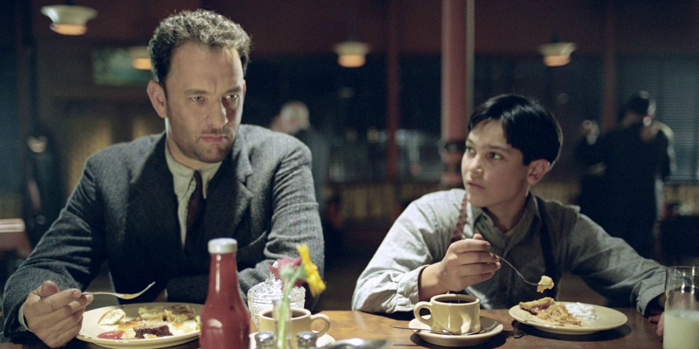 Tom Hanks and Tyler Hoechlin in Road to Perdition