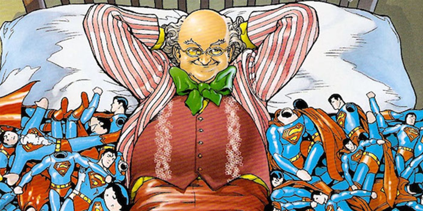 Toyman with Superman toys in DC Comics