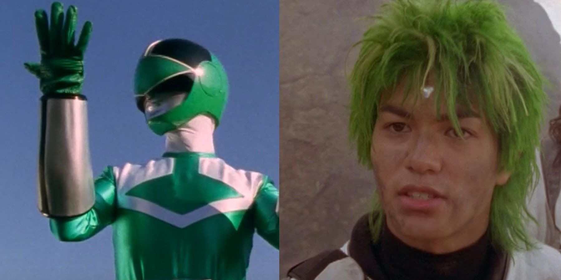 Trip as the Green Ranger in Power Rangers Time Force