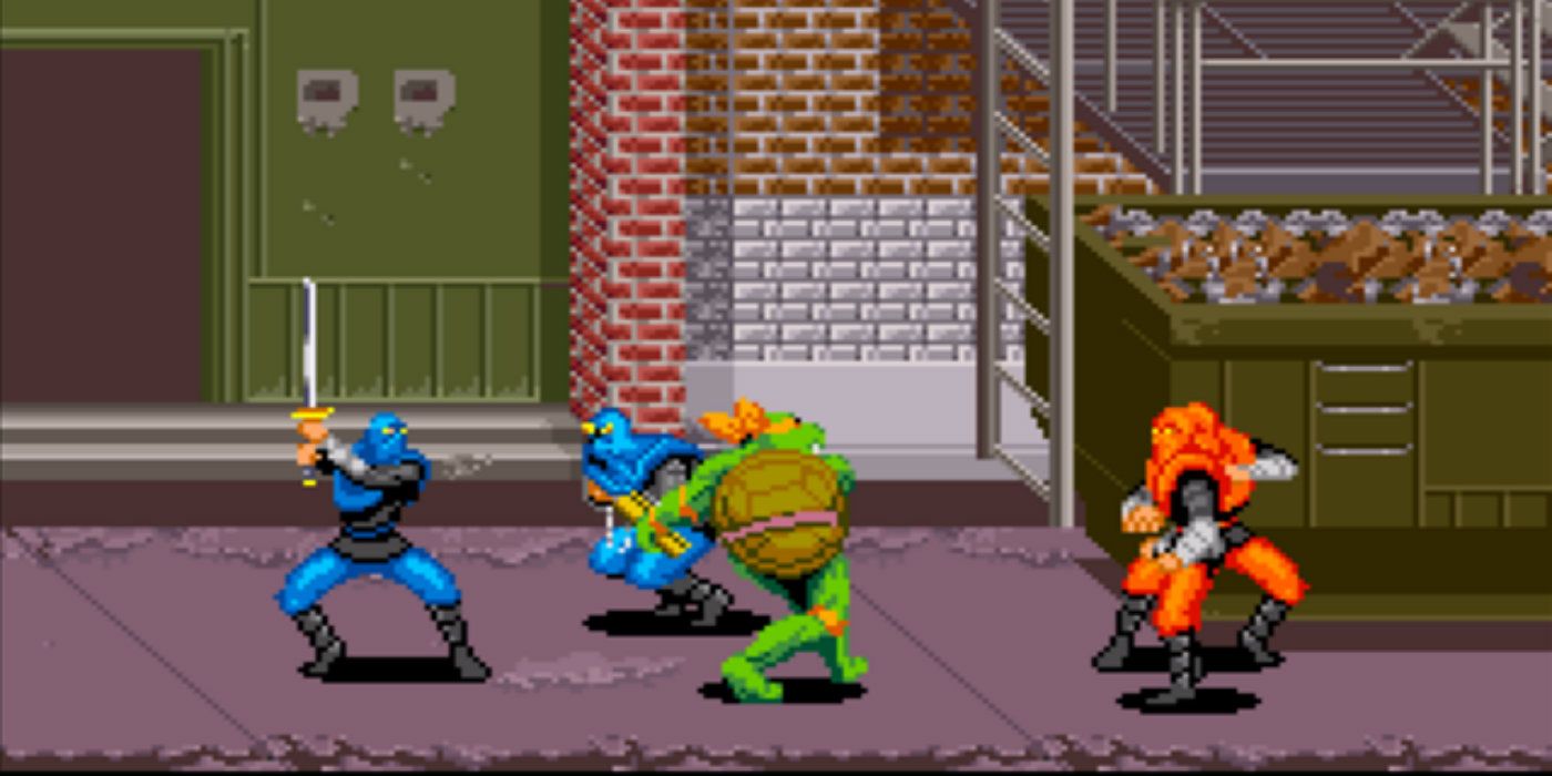 Turtles in Time arcade game Teenage Mutant Ninja Turtles