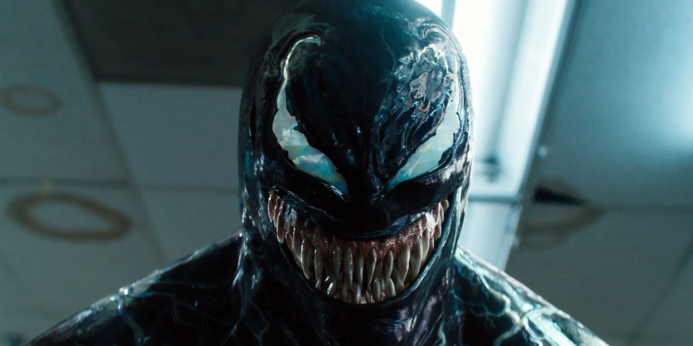 Eddie Brock as Venom in the 2018 film