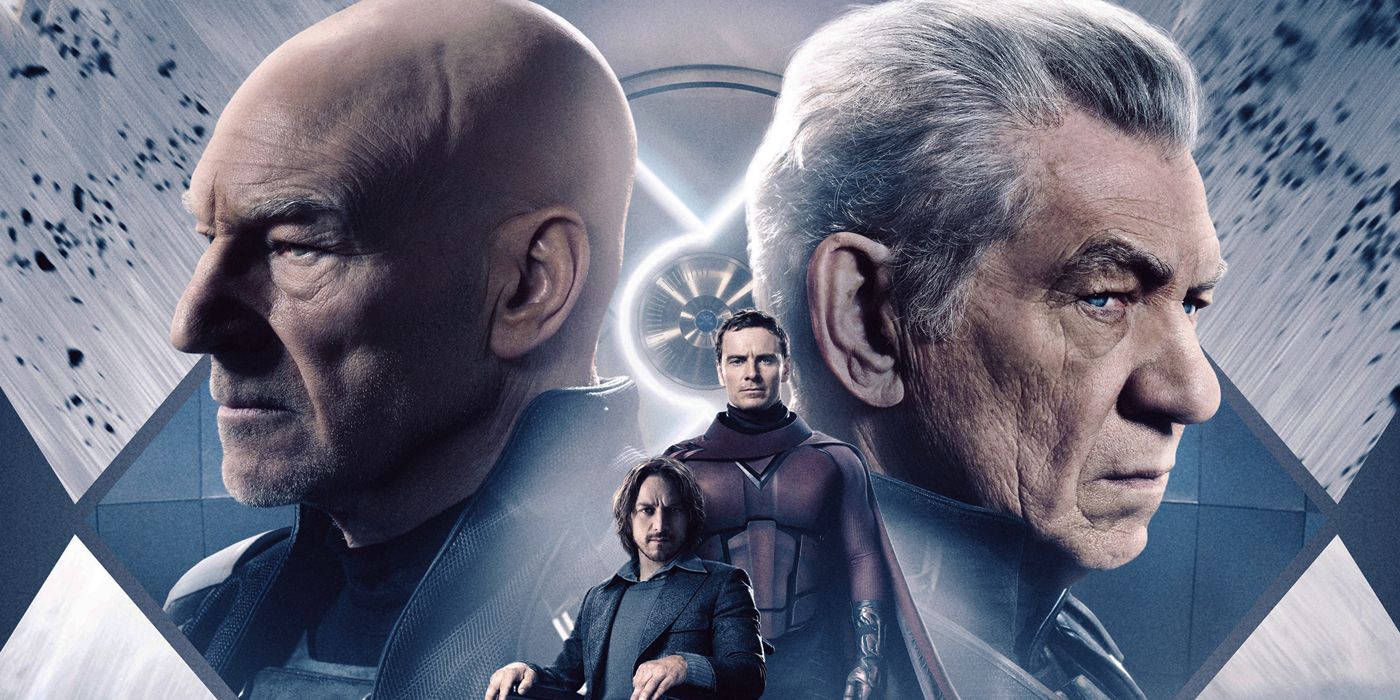 Professor X, played by Patrick Stewart and James McAvoy, and Magneto, played by Ian McKellen and Michael Fassbender, in the X-Men franchise