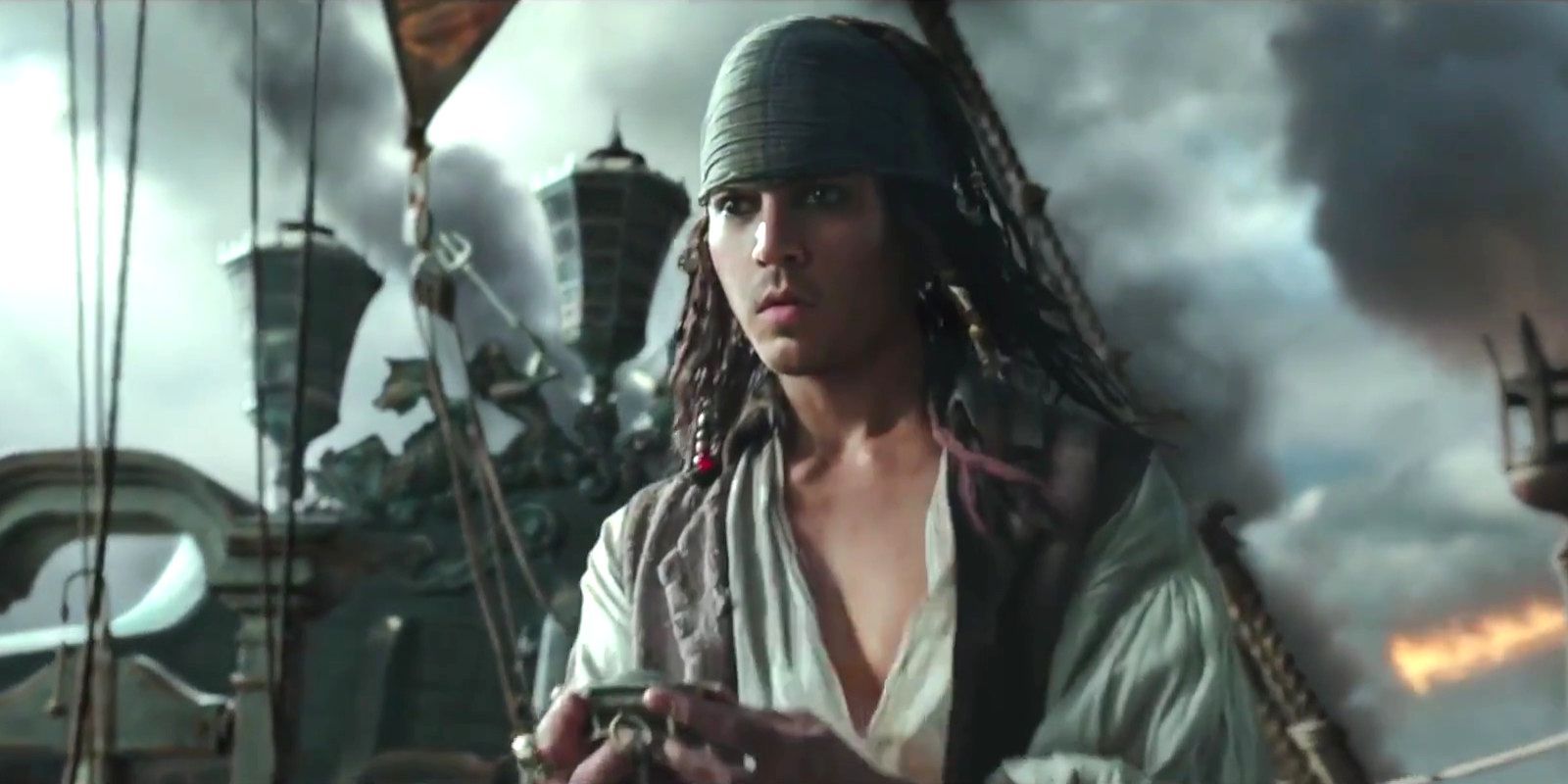 Young Jack Sparrow in Pirates of the Caribbean 5