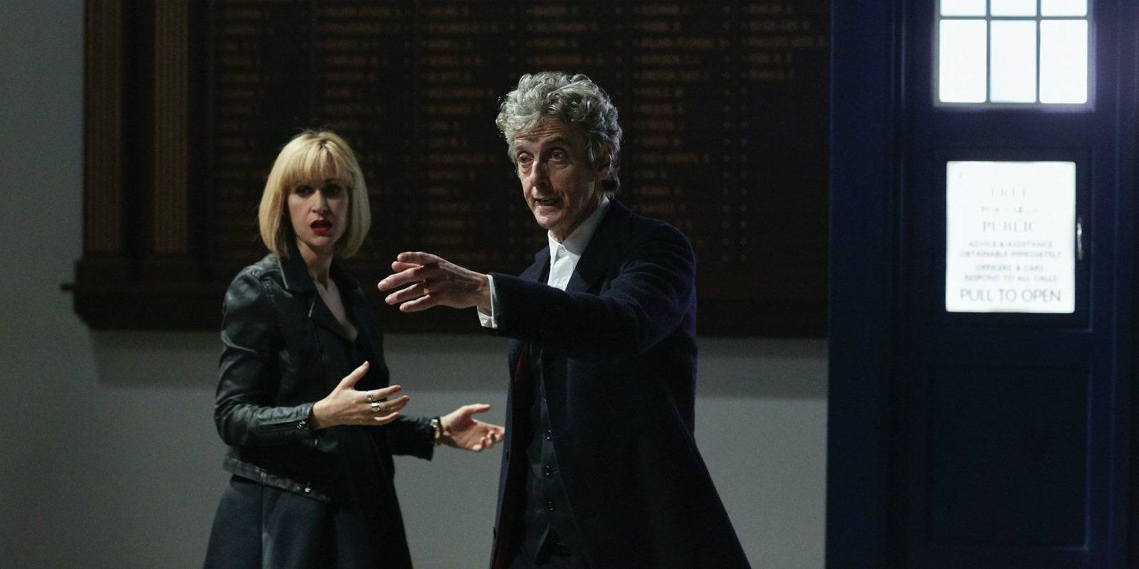 Class premiere - Katherine Kelly and Peter Capaldi as The Doctor