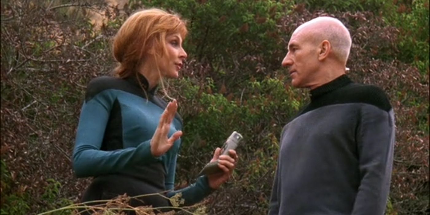 Crusher and Picard, Attached - Star Trek: The Next Generation
