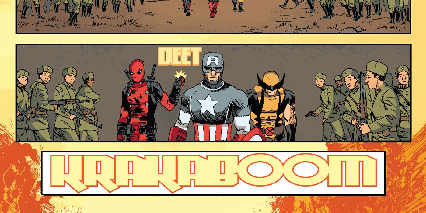 Deadpool, Captain America, and Wolverine Blow Up North Korea