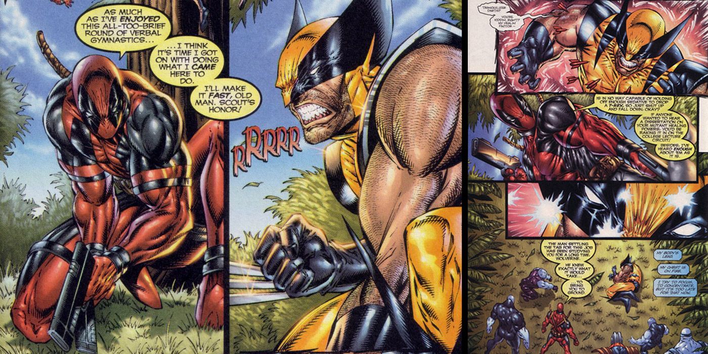 Deadpool appears in Wolverine 154