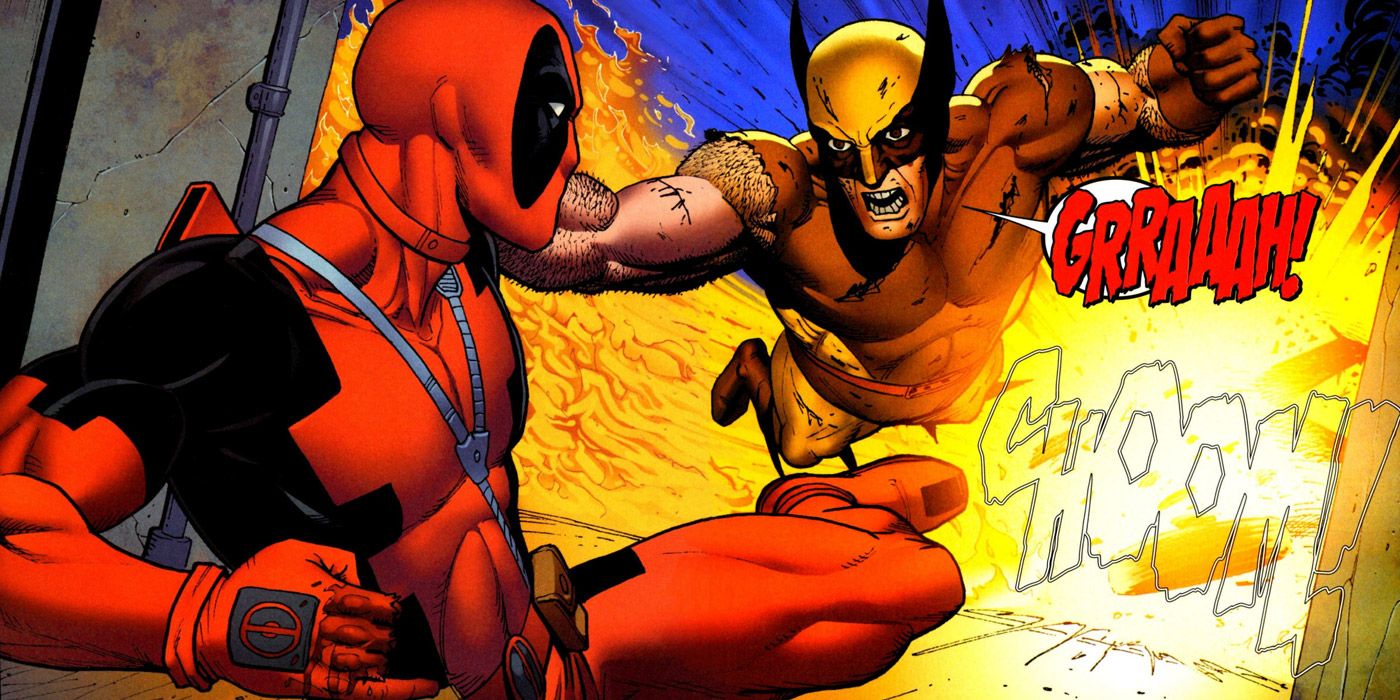Wolverine vs Deadpool in Wolverine Origins