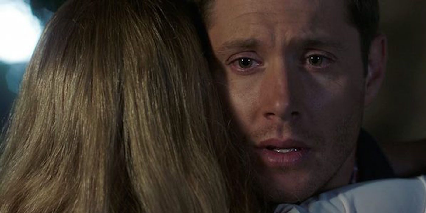 Dean and Mary Winchester hugging Supernatural