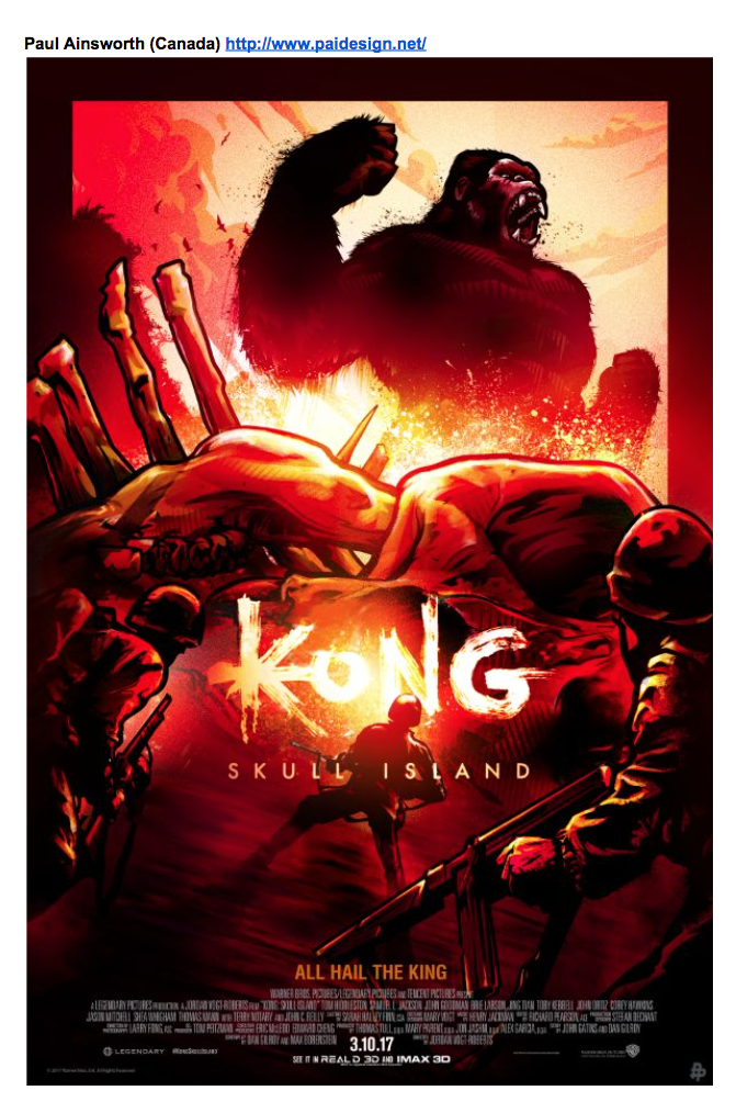 Kong: Skull Island Poster - All Hail The King