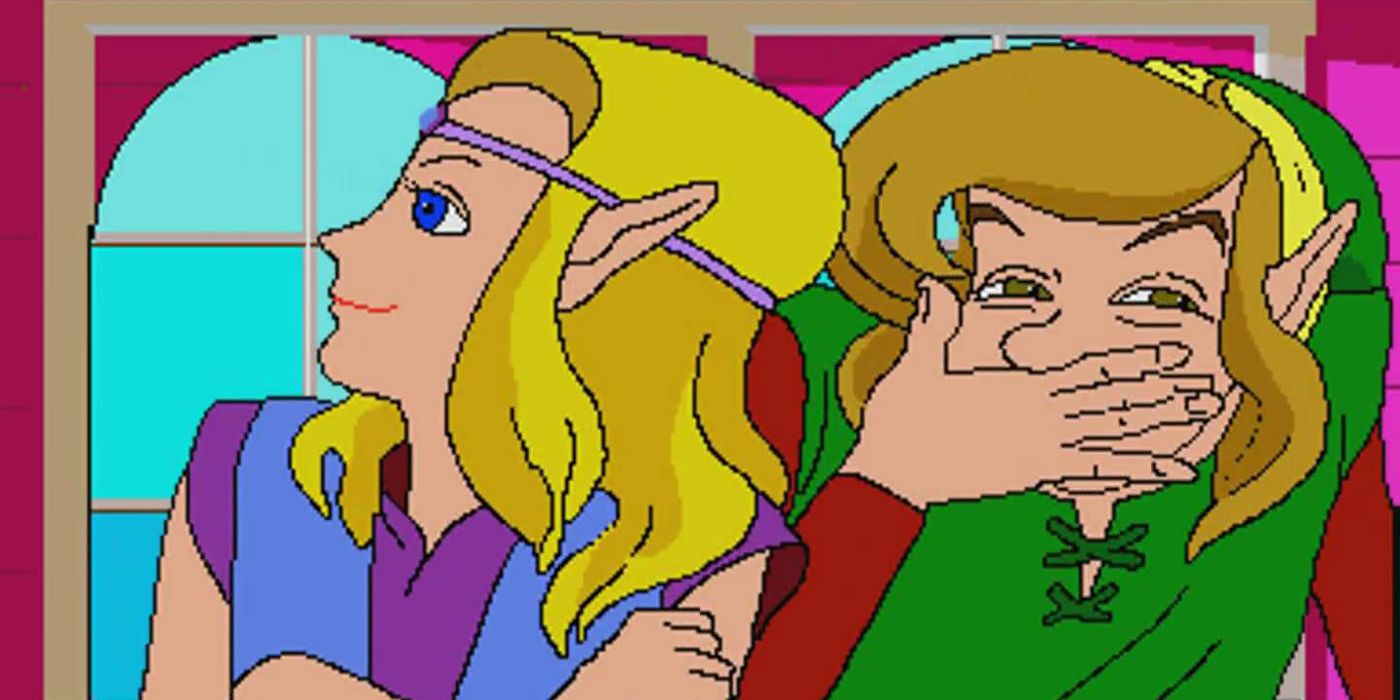 A screenshot from Link: Faces of Evil for Philips CD-i