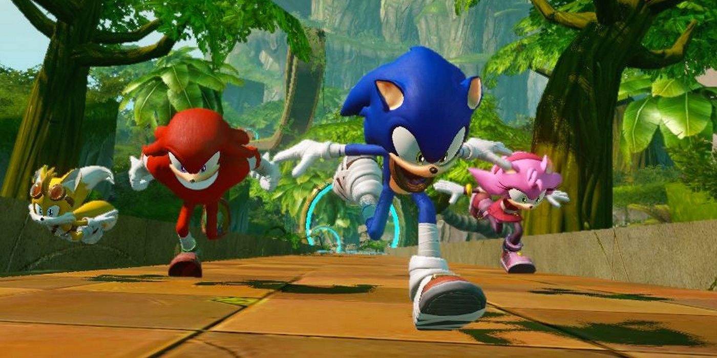 A cutscene still from Sonic Boom: Rise of Lyric for Wii U