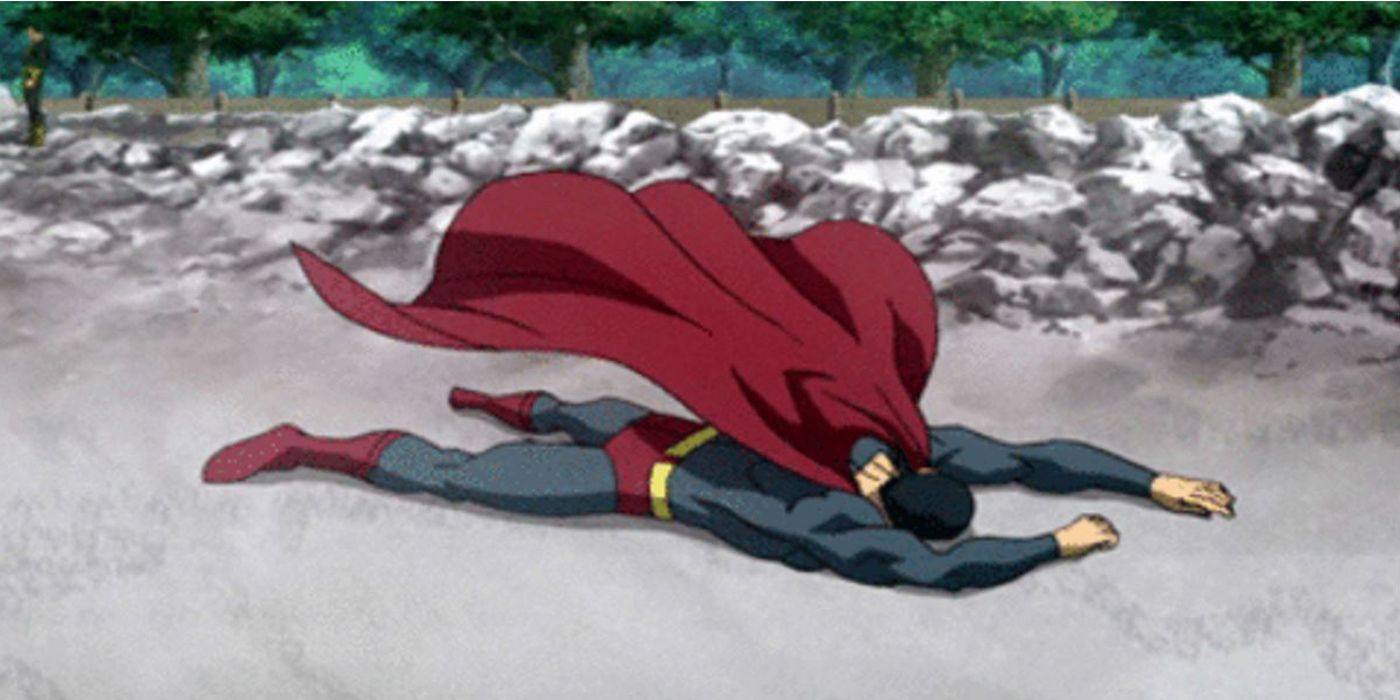 Superman exhausted