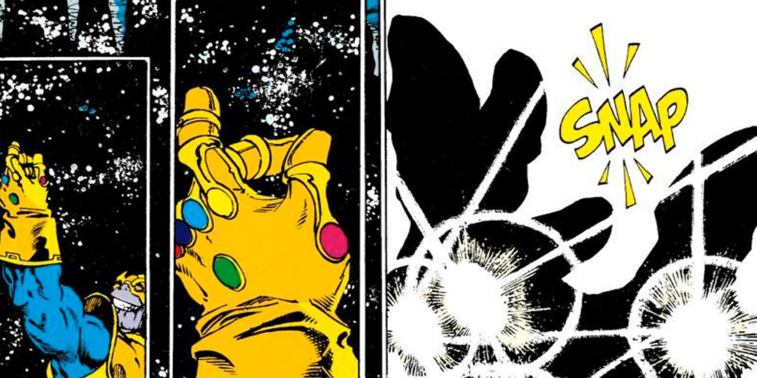 Thanos clicks his fingers to wipe out 50% of all life