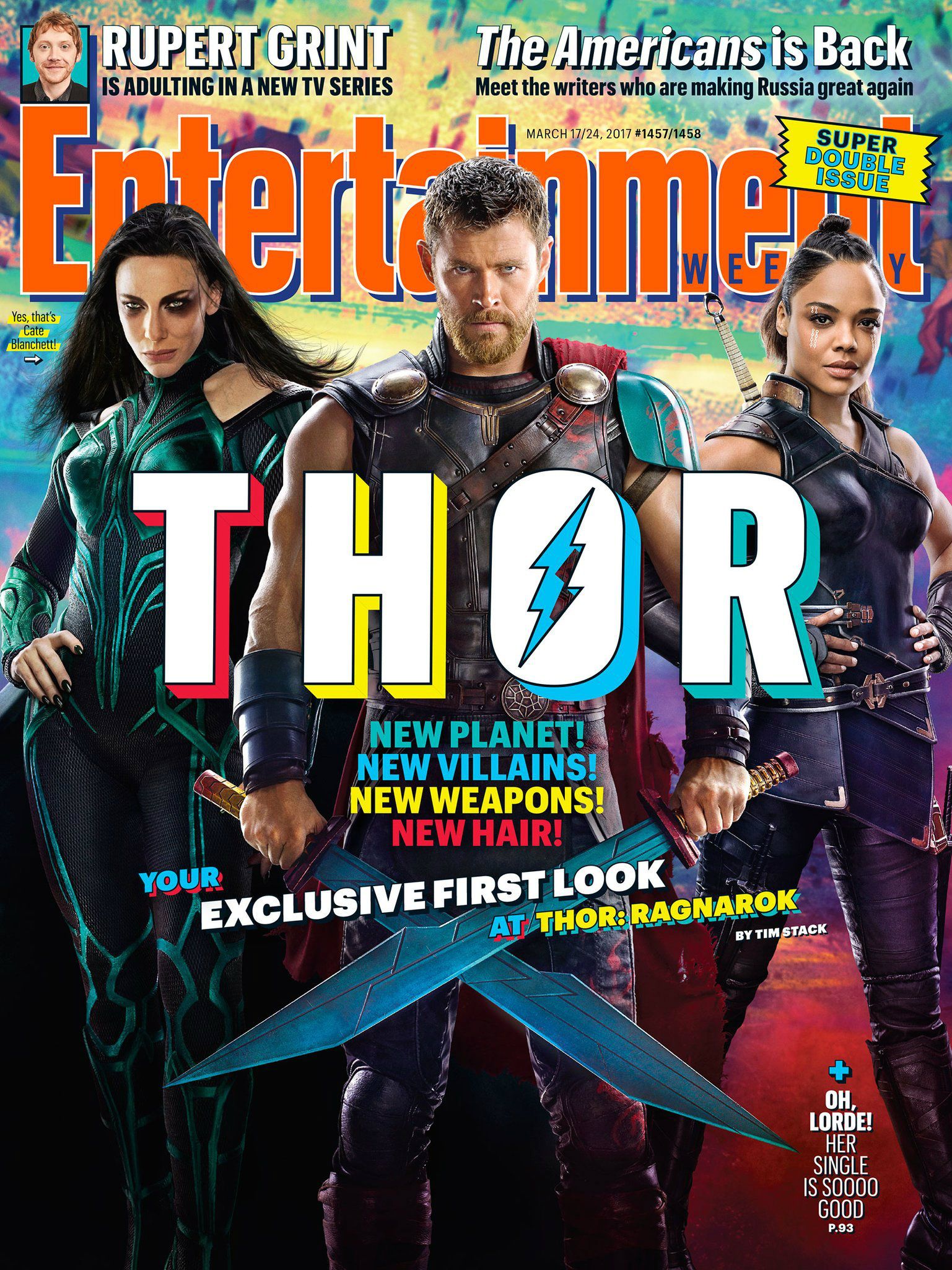 Thor 3: First Look at Valkyrie & Hela Arrives