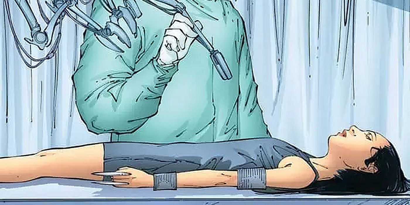 X-23 Laura Kinney adamantium procedure by Zander Rice X-Men Marvel