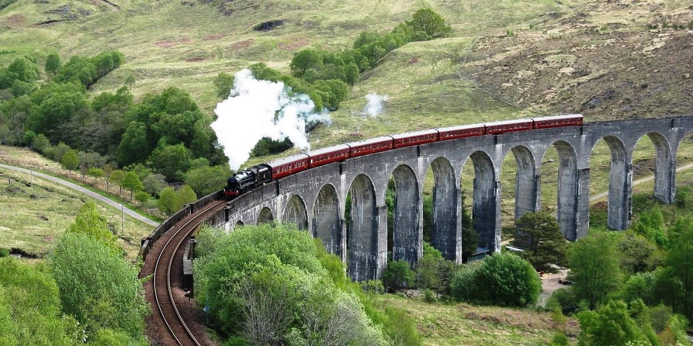 The Hogwarts Express as seen in Harry Potter and the Chamber of Secrets.