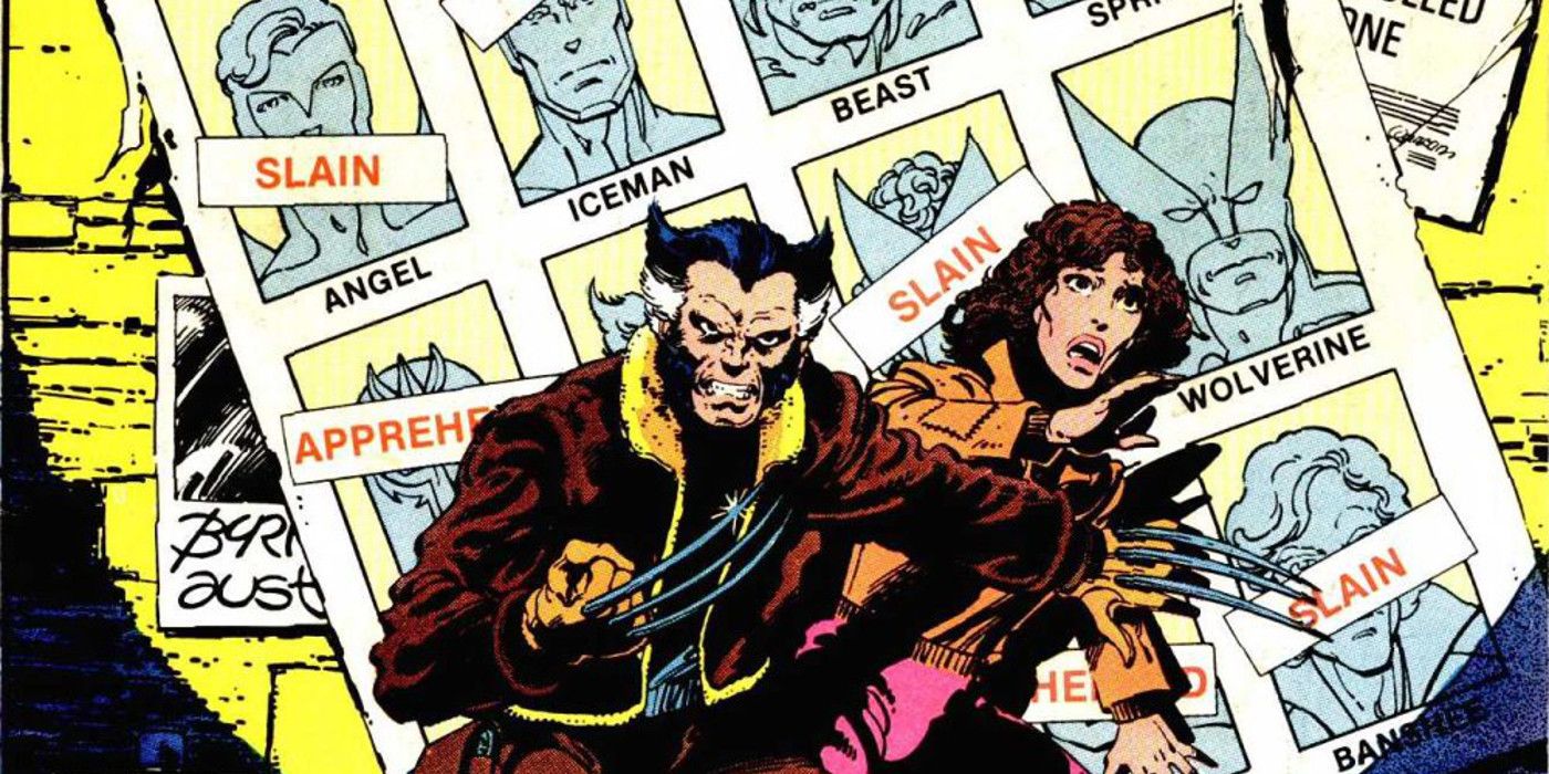 Wolverine and older Kitty Pryde from Days of Futures Past Comics