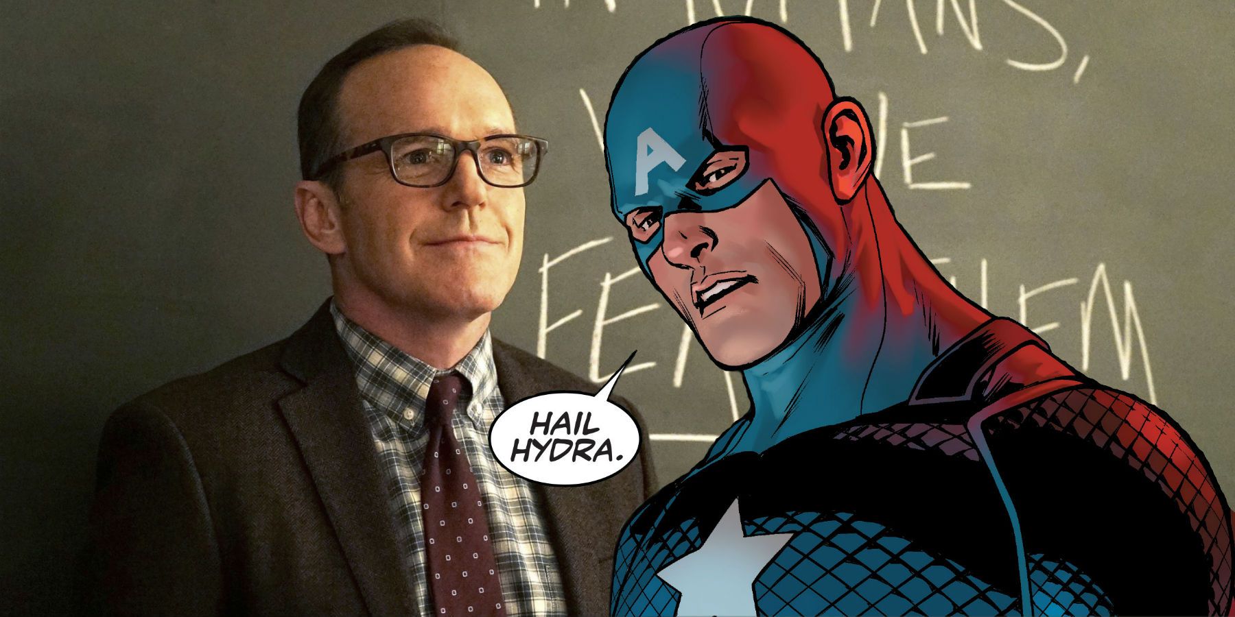 Agents of SHIELD - Coulson and Captain America