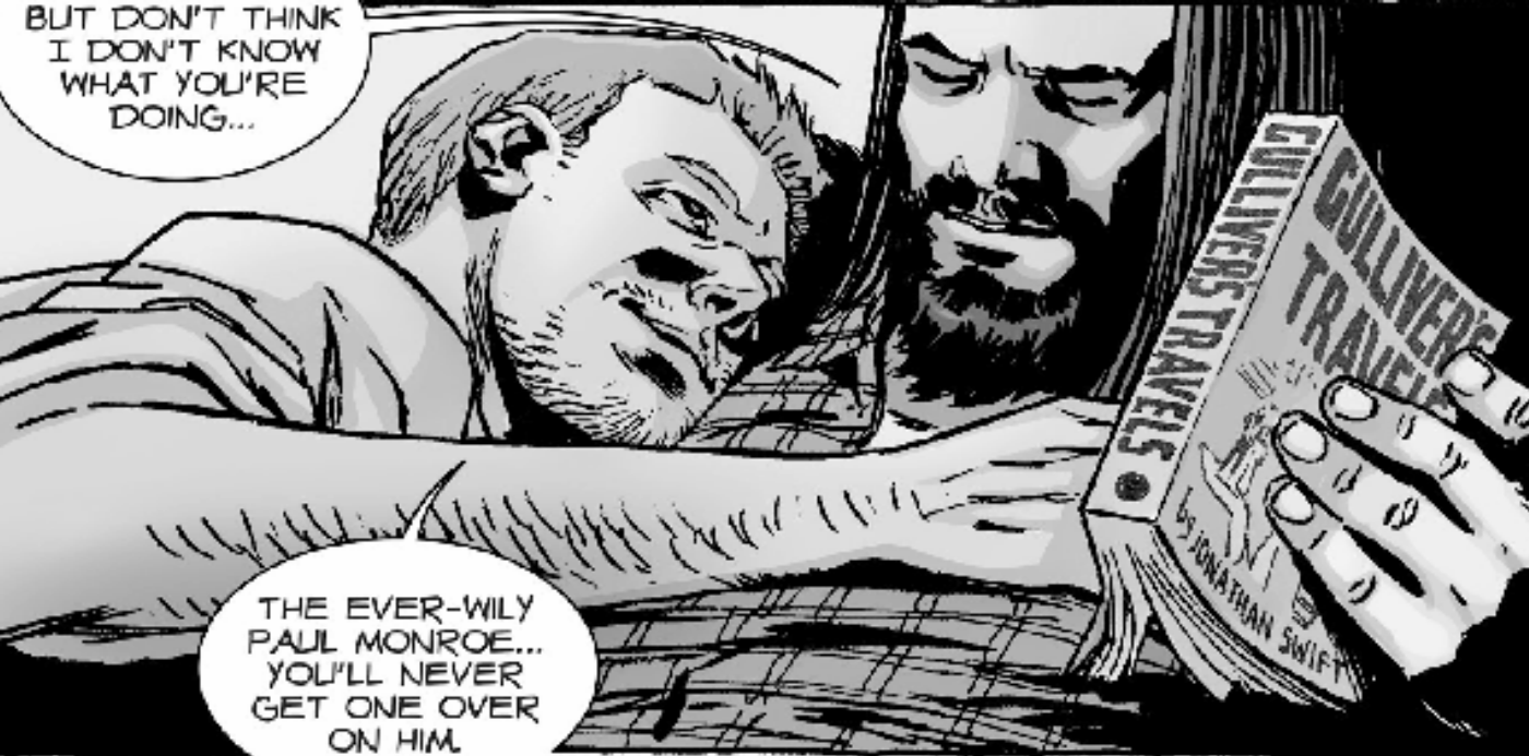 Alex and Jesus in The Walking Dead comics
