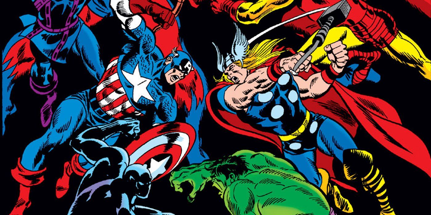 Avengers Captain America, Thor, Iron Man, Hawkeye, Black Panther, and Hulk.