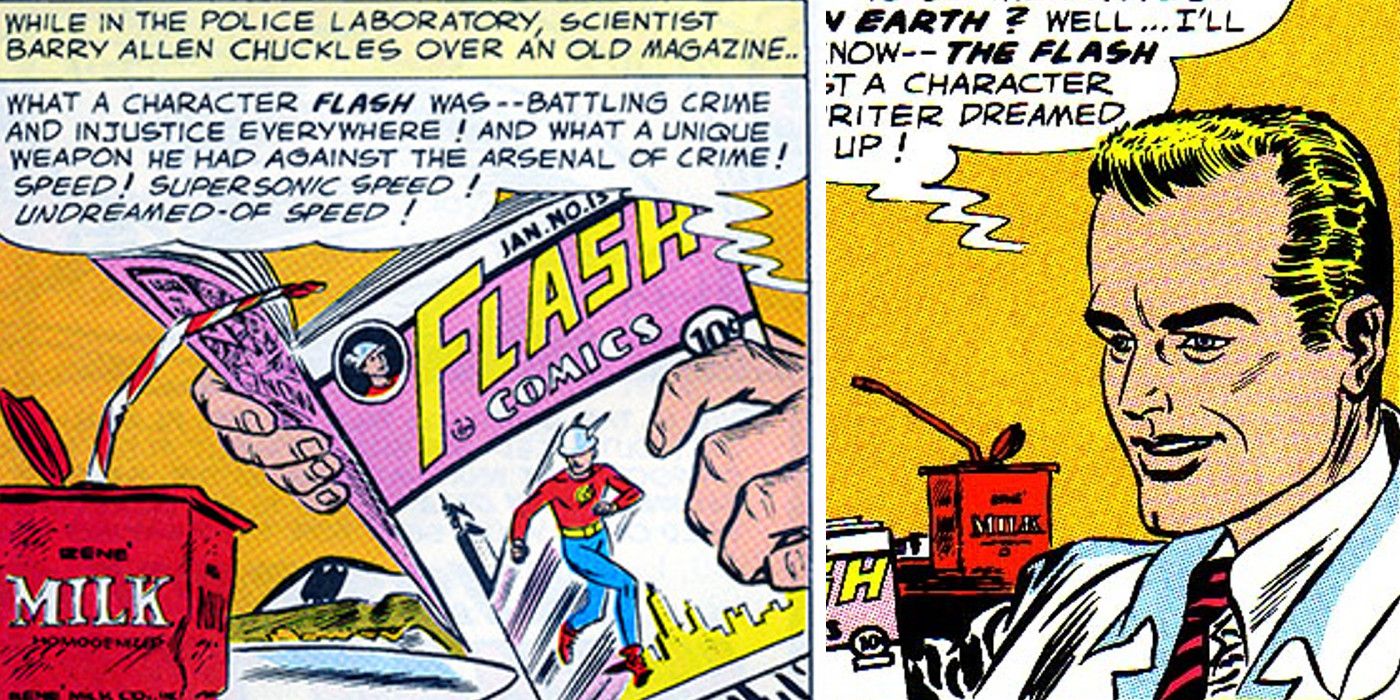 Barry Allen Reads Flash Comics