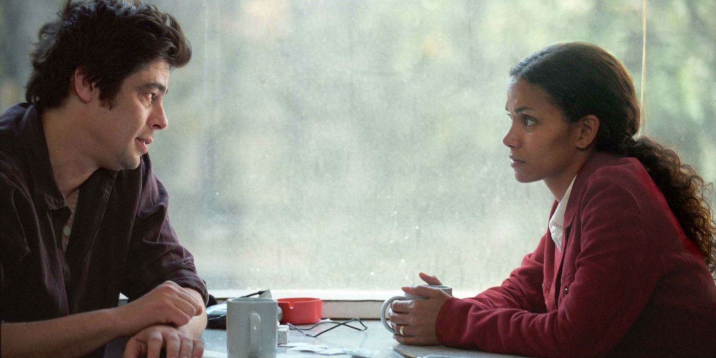 Benecio Del Toro and Halle Berry in Things We Lost in the Fire