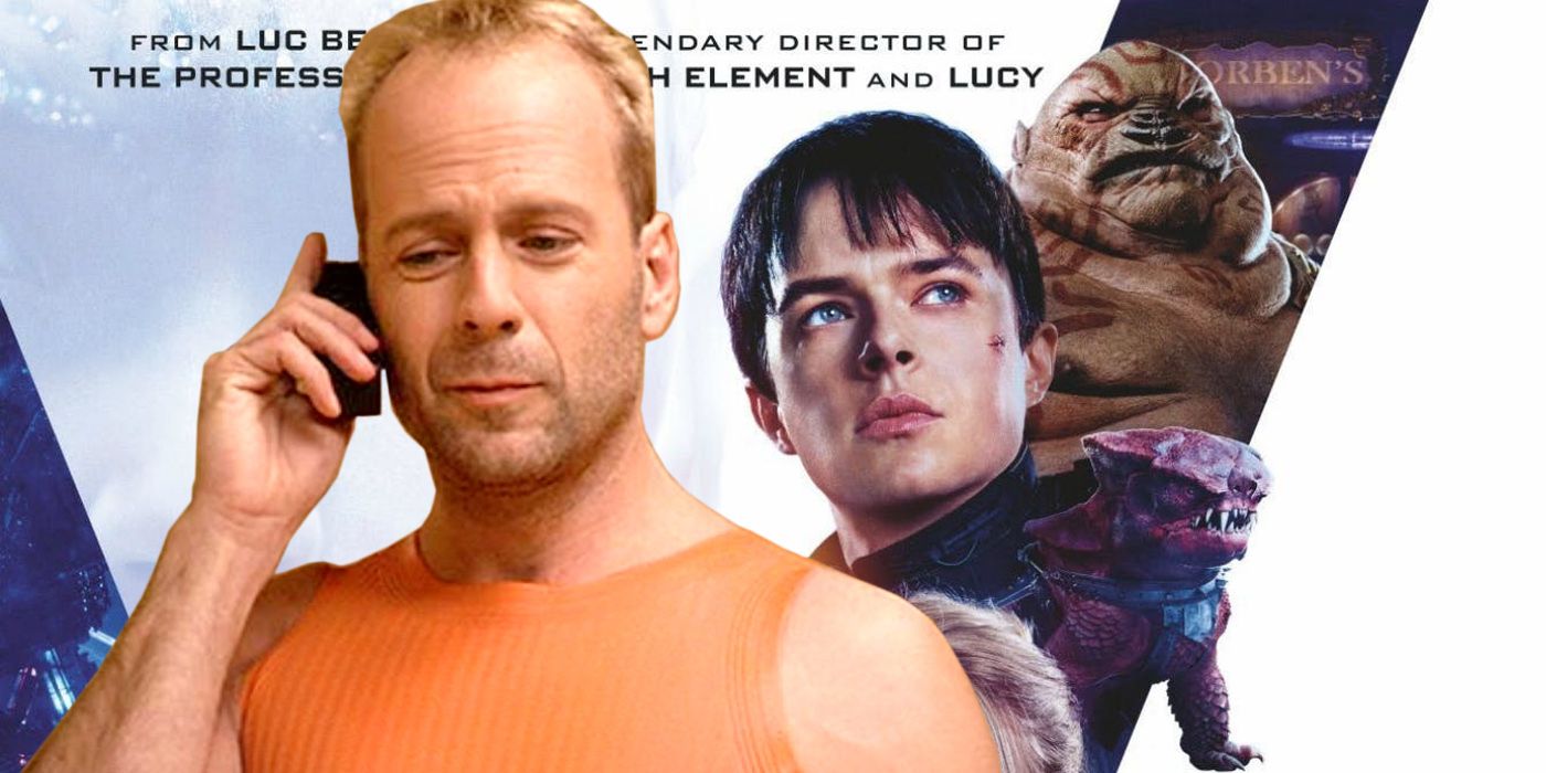 Bruce Willis in The Fifth Element and Valerian