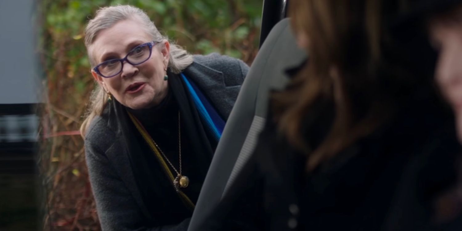 Carrie Fisher as Mia in Catastrophe Season 3