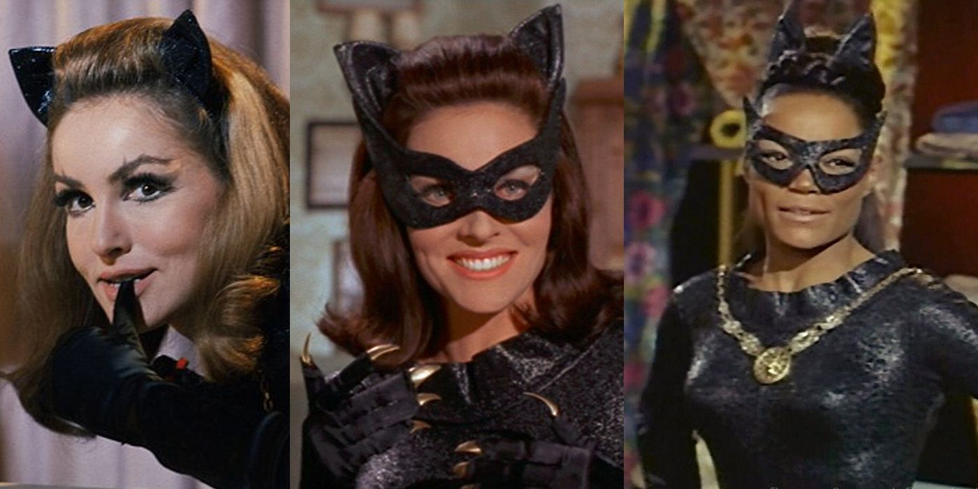 Lee Meriwether, Julie Newmar and Eartha Kitt as Catwoman - 60s Batman