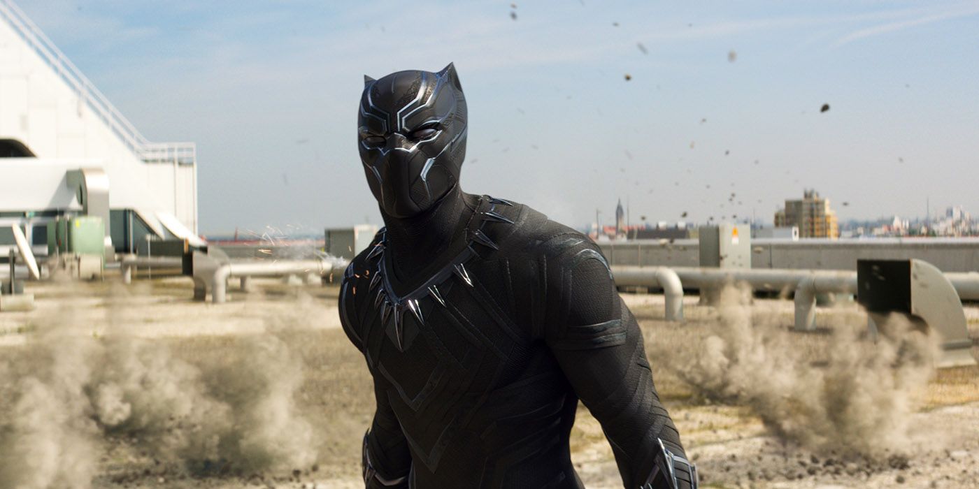 Chadwick Boseman as Black Panther in Captain America Civil War