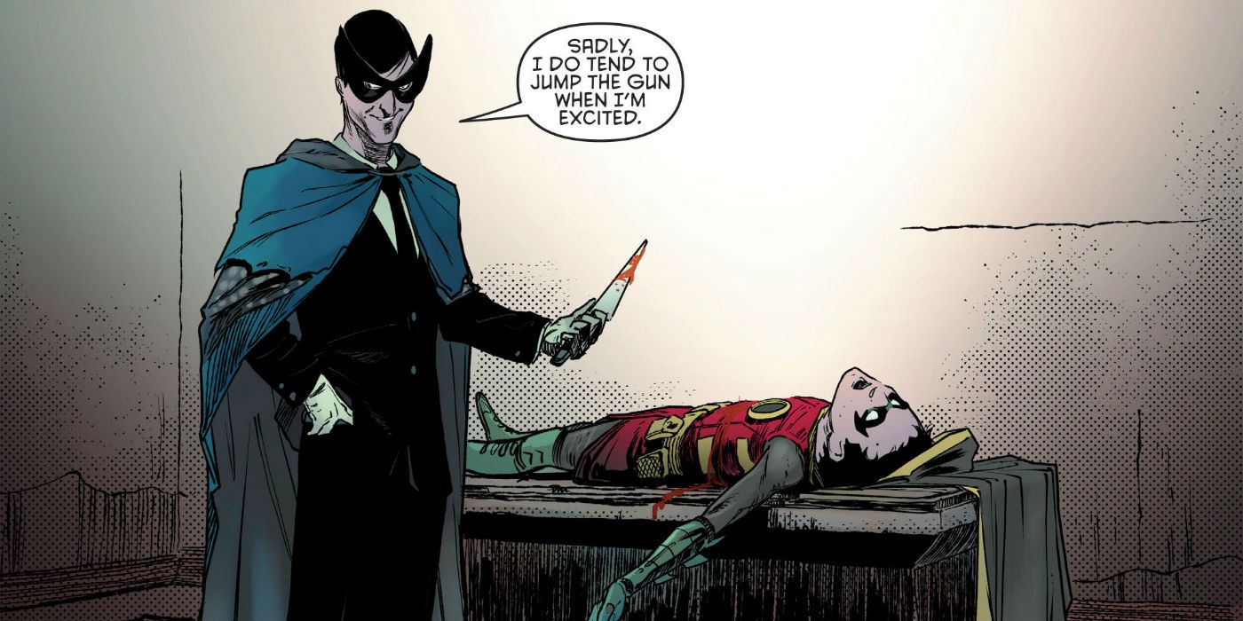 Dr. Simon Hurt murders Damian in Nightwing 19