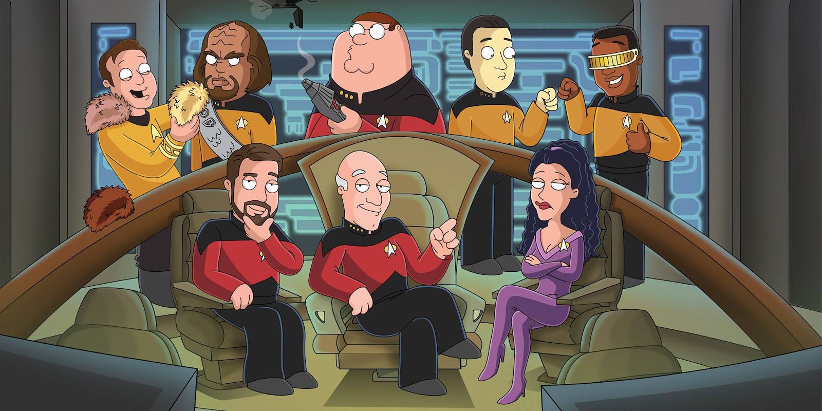 Family Guy Star Trek the Next Generation